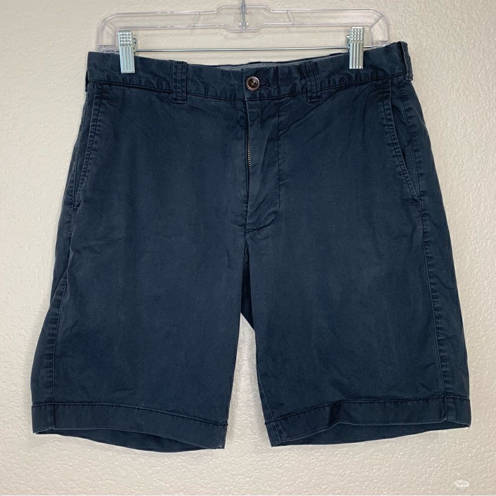 J. Crew Stretch Navy Blue Men’s Chino Shorts, Size 30 x 9